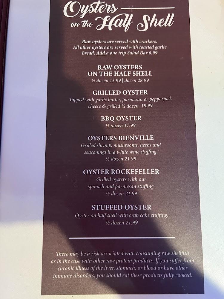 Mama's Oyster House Menu image 1